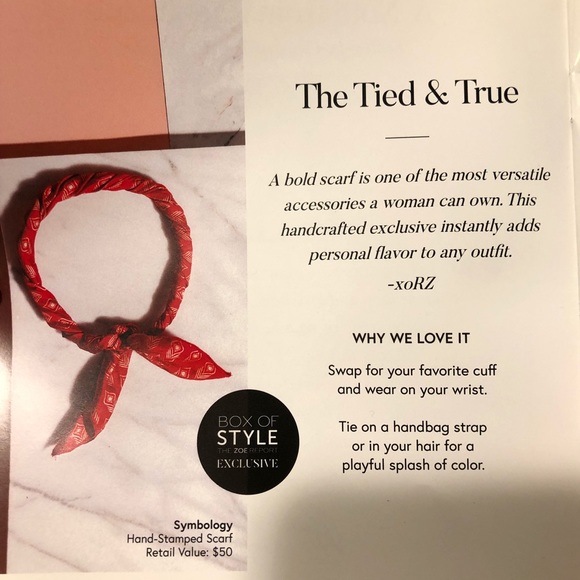 Symbology Scarf | Zoe Box of Style - Picture 3 of 7